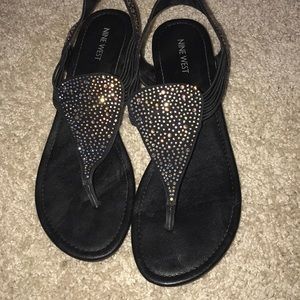 Nine West sandals.